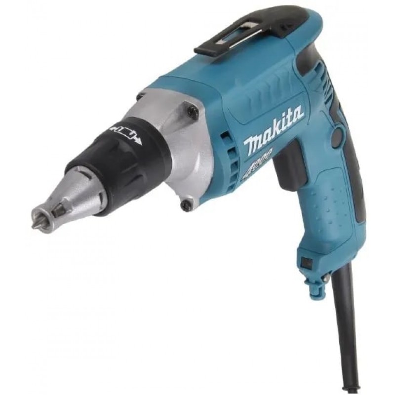 Makita Шурупокрут для гіпсокартону FS4300JX2, 570Вт, 4000 об/хв, 10-16Нм, 1.4кг, Makpac + аксесуари