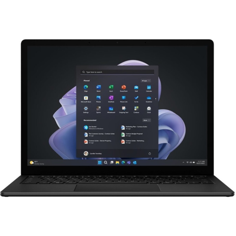 Microsoft Ноутбук Surface Laptop 5 13.5" PS Touch/Intel i5-1245U/16/512F/int/W11P/Black