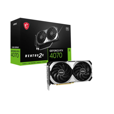 MSI Відеокарта GeForce RTX 4070 12GB GDDR6X VENTUS 2X OC