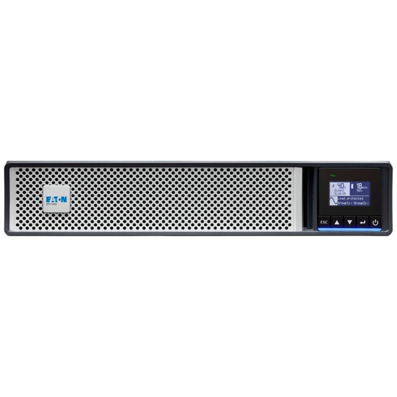 Eaton Джерело безперебійного живлення 5PX G2, 2200VA/2200W, RT2U, LCD, USB, RS232, 8xC13, 2xC19