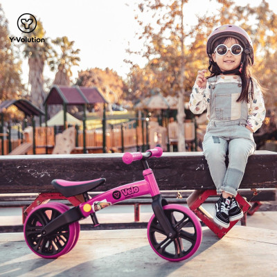 YVolution Біговел YVelo Junior Рожевий