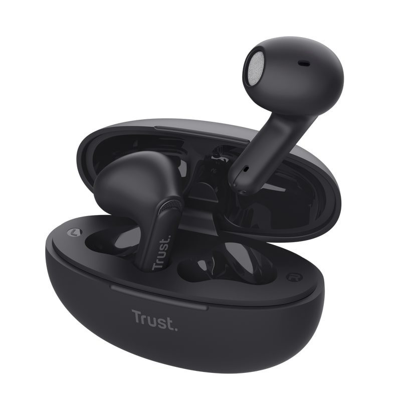 Trust Навушники TWS Yavi Earphones BT 5.3, ENC, SBC, Mic, Чорний