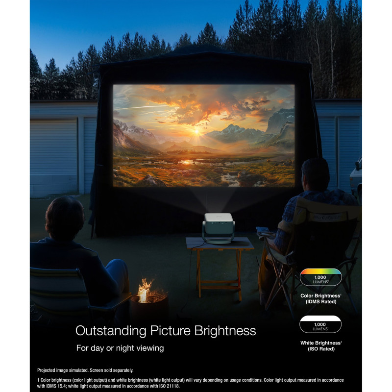 Epson Проєктор EF-22B FHD, 1000 lm, LASER, 1, Google TV, black