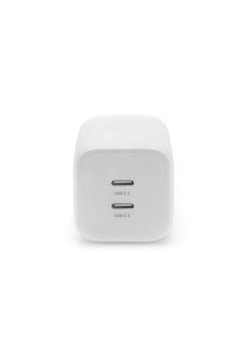 Digitus Зарядний пристрій 2хUSB-C, 65W, GaN