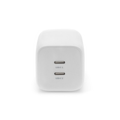 Digitus Зарядний пристрій 2хUSB-C, 65W, GaN