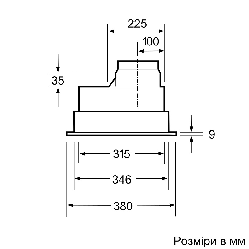 Siemens Витяжка вбудовувана LB55565