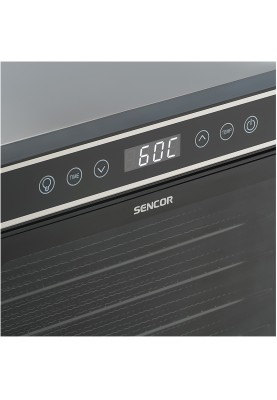 Sencor Сушка для продуктів SFD7750SS, 600Вт, 7 піддонів