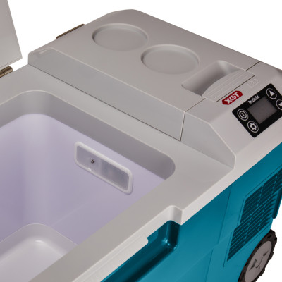 Makita Холодильник акумуляторний мобільний CW001GZ 40V XGT 220/12В/40В XGT з функцією нагріву -18°/+60° 20л 13кг Makita Холодильник акумуляторний мобільний CW001GZ 40V XGT 220/12В/40В XGT з функцією нагріву -18°/+60° 20л 13кг