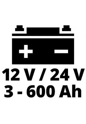 Einhell Пуско-зарядний пристрій CE-BC 30 M, 12/24 В, 3-600 А/г, макс. 30 А