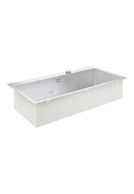 Grohe Мийка кухонная K800, нерж.сталь, прямокут., без крил, 1024x510x200мм, чаша - 1, врізна, нержавіюча сталь