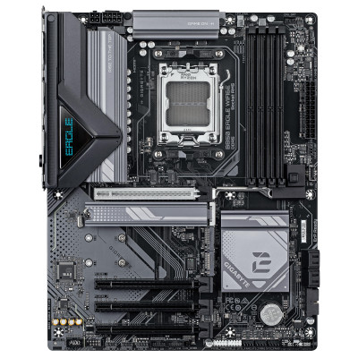 Gigabyte Материнська плата B850 EAGLE WIFI6E sAM5 B850 4xDDR5 M.2 Wi-Fi BT HDMI DP ATX