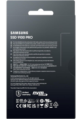 Samsung Накопичувач SSD Samsung M.2 4TB PCIe 5.0 9100PRO