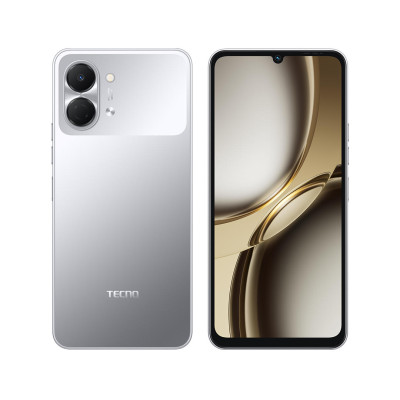 TECNO Смартфон Spark Go 3 (KM3) 6.75" 4/64ГБ, 2SIM, 5000мА•год, Titanium Grey