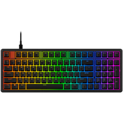 HyperX Клавіатура механічна HyperX Alloy Origins 2 1800 103key, Red, USB-A, Hot-Swap, EN/UA, RGB, чорний