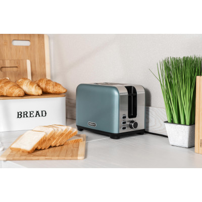 ARDESTO Тостер Mint Harmony T-F400G 800Вт, метал, м'ятний+сріблястий