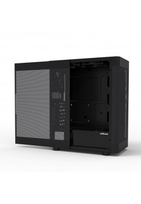 Zalman Корпус I4, без БЖ, 2xUSB3.0, 1xUSB2.0, 6x120мм, VGA 320мм, LCS ready, Mesh Side/Front Panel, ATX, чорний