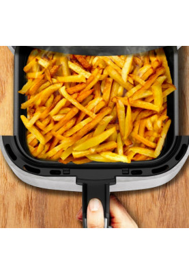 Tefal Мультипіч EasyFry&Grill, 1550Вт, чаша-4.2л, механічне керув., від 80°C до 200°C, пластик, чорний-світло-сірий