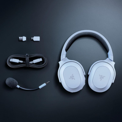 Razer Гарнітура ігрова Barracuda X Chroma, BT/WL, RGB, білий