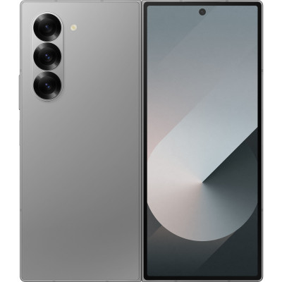 Samsung Смартфон Galaxy Fold 6 5G (F956) 7.6"/6.3" 12/256ГБ, 1SIM, 4400мА•рік, сріблястий сірий