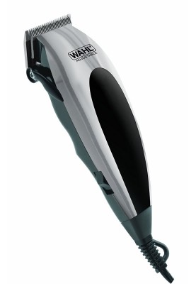 Moser Машинка для стриження WAHL HomePro, від мережі, вібраційний мотор, насадок-8, кейс,ножиці, гребінець в компл, сталь, чорно-сріблястий