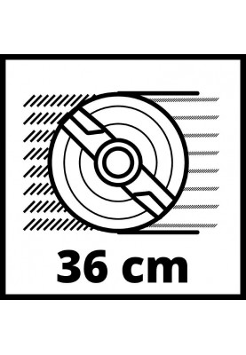 Einhell Газонокосарка GC-EM 1500/36, 1500Вт, 36 см, 38 л, 25-65 мм,