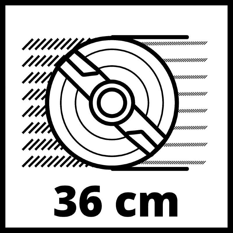 Einhell Газонокосарка GC-EM 1500/36, 1500Вт, 36 см, 38 л, 25-65 мм,