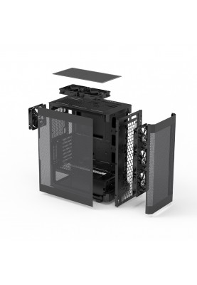 Zalman Корпус I4, без БЖ, 2xUSB3.0, 1xUSB2.0, 6x120мм, VGA 320мм, LCS ready, Mesh Side/Front Panel, ATX, чорний