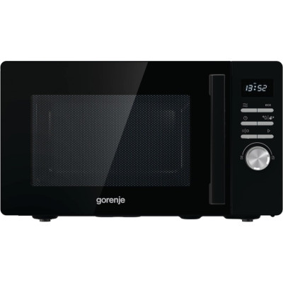 Gorenje Мікрохвильова піч, 23л, електр. керув., 800Вт, гриль, дисплей, чорний