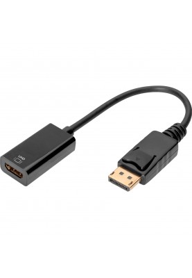 Digitus Адаптер DisplayPort > HDMI (M/F), Ultra HD, активний