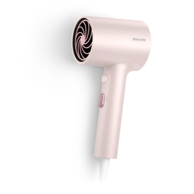 Philips Фен 3000 Series, 1600Вт, 2 режими, іонізація, розовий