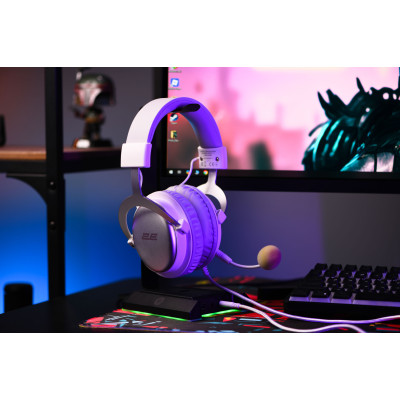 2E Gaming Гарнітура ігрова HG355, 7.1, mini-jack/dual 3.5мм/USB-A, 1.5/1.5/0.2м, білий