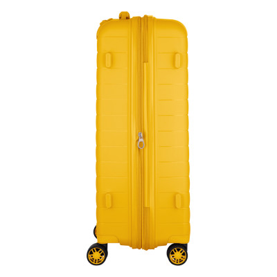 2E Валіза, Aero, поліпропілен, середня, 63/78 л, TSA, 4 колеса, EXP, янтарно-жовтий