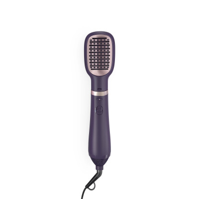 Philips Фен-щітка Philips 3000 Series, 800Вт, 3 режими, іонізація, 4 насадки, фіолетовий