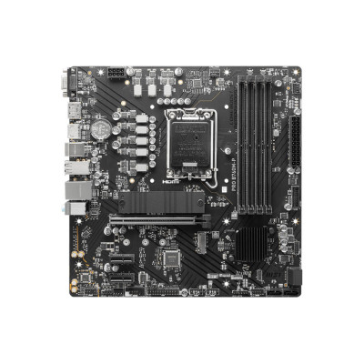 MSI Материнська плата PRO B760M-P s1700 B760 4xDDR5 HDMI DP D-Sub mATX
