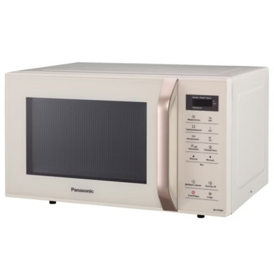 Panasonic Мікрохвильова піч Panasonic, 25л, сенсор.кер., 800Вт, РК дисплей, молочний Panasonic Мікрохвильова піч Panasonic, 25л, сенсор.кер., 800Вт, РК дисплей, молочний