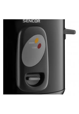 Sencor Рисоварка, 400Вт, чаша-1л, електр. керування , знімна кришка, нерж. сталь, сірий