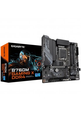 Gigabyte Материнська плата B760M GAMING X DDR4 s1700 B760 2xDDR4 HDMI mATX