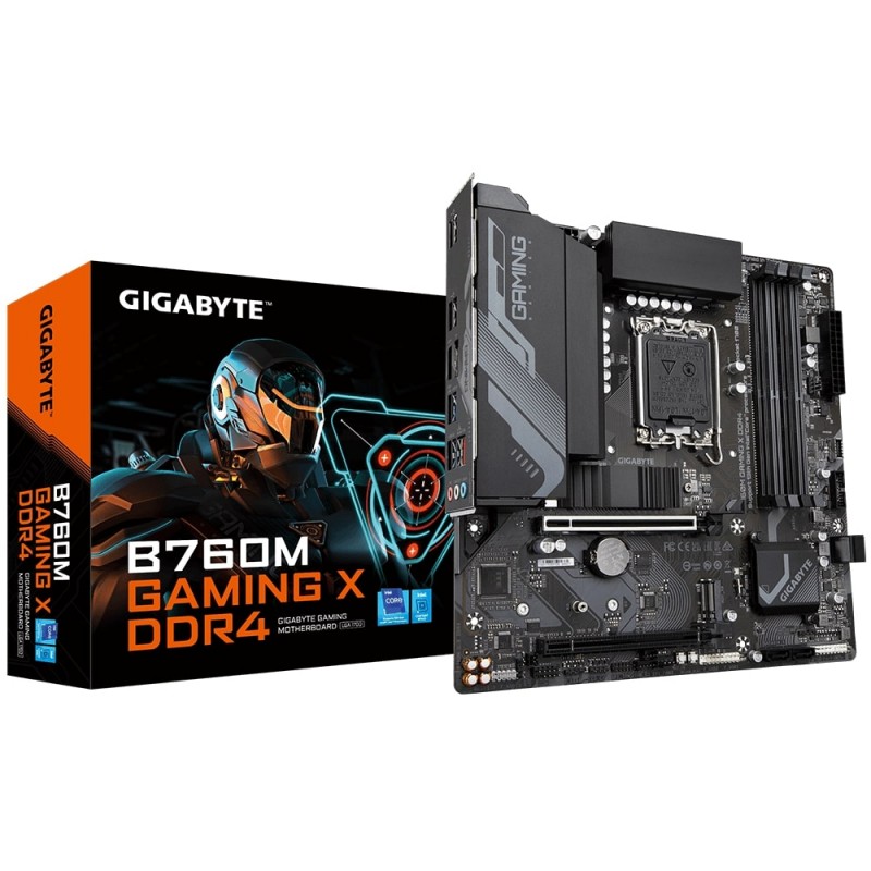 Gigabyte Материнська плата B760M GAMING X DDR4 s1700 B760 2xDDR4 HDMI mATX