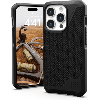 UAG Чохол для Apple iPhone 15 Pro Metropolis LT Magsafe, Kevlar Black