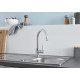 Grohe Змішувач для кухні BauClassic, довж.виливу - 223мм, поворотний, 1важіль, хром