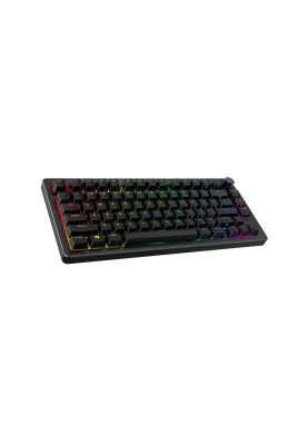 HyperX Клавіатура механічна Alloy Rise 75key, Red, USB-A/WL/BT, EN/UA, RGB, чорний