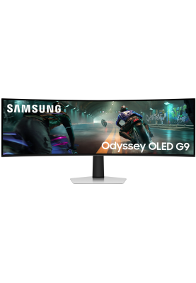 Samsung Монітор 48.7"Odyssey G9 49DG910 HDMI, DP, USB, USB-C, OLED, 5120x1440, 32:9, 144Hz, 0.3ms, CURVED