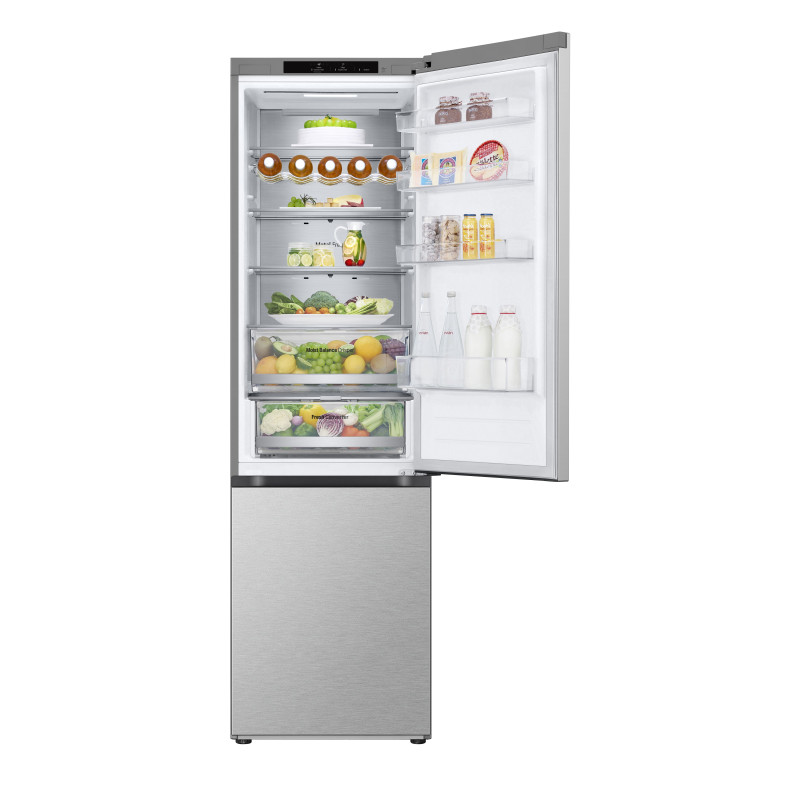 LG Холодильник з нижн. мороз., 203x60х68, сріблястий