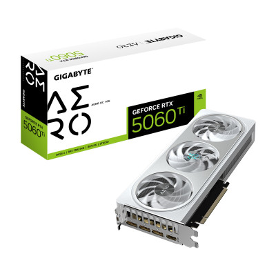 Gigabyte Відеокарта GeForce RTX 5060 Ti 16GB GDDR7 AERO OC