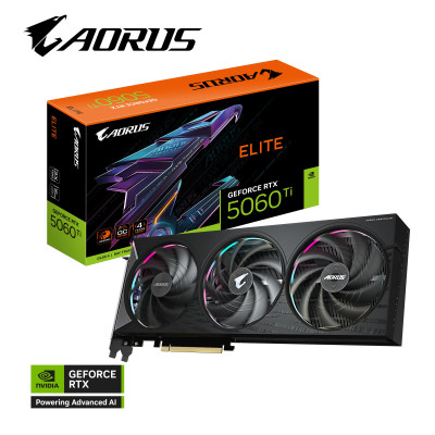 Gigabyte Відеокарта GeForce RTX 5060 Ti 16GB GDDR7 AORUS