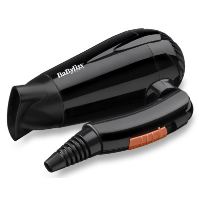 BaByliss Фен 5344E, 2000Вт, складн.ручка, чорний