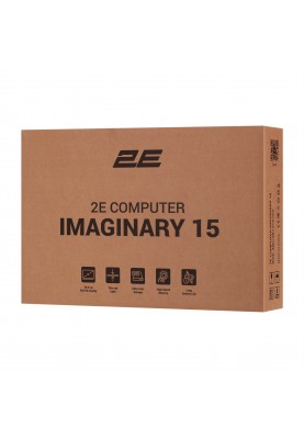 2E Ноутбук Imaginary 15 15.6" FHD IPS AG, Intel i5-1235U, 8GB, F256GB, UMA, DOS, чорний