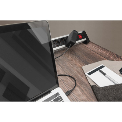 Digitus Зарядний пристрій USB-C, 100W GaN