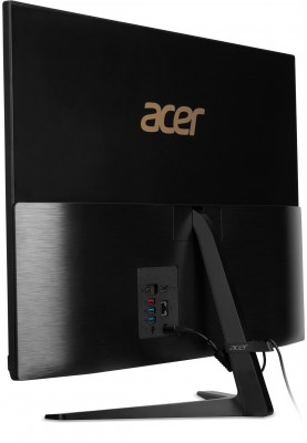 Acer Комп'ютер персональний моноблок Aspire C27-1800 27" FHD, Intel i5-12450H, 16GB, F1024GB, UMA, WiFi, кл+м, без ОС, чорний