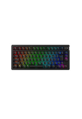 HyperX Клавіатура механічна Alloy Rise 75key, Red, USB-A/WL/BT, EN/UA, RGB, чорний